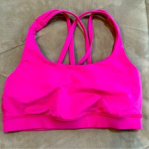 NWOT hot pink lululemon bra size 6
